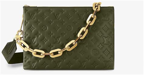 lv bag green|louis vuitton coussin bag green.